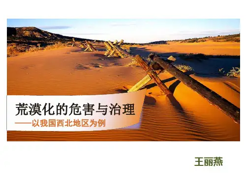 湘教版高中地理必修三第二章第1节 《荒漠化的危害与治理以我国西北地区为例》课件(共47张PPT)