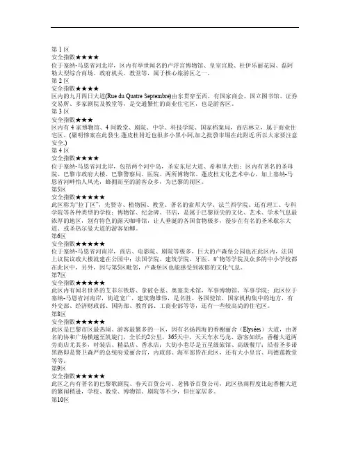 巴黎18区[指南]