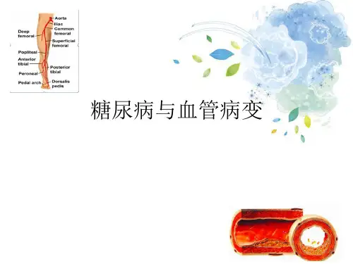 (医学课件)糖尿病与血管病变PPT幻灯片
