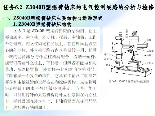 Z3040B型摇臂钻床电气控制电路分析与检修