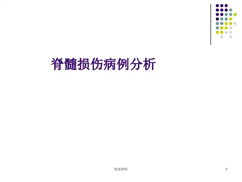 脊柱脊髓损伤[参考材料]