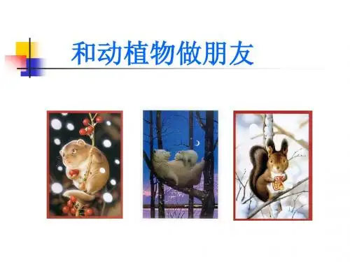 二年级品生 和动植物做朋友