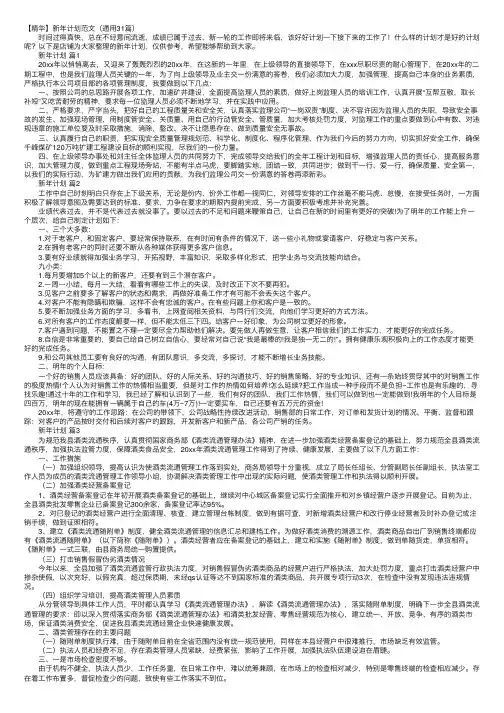 【精华】新年计划范文（通用31篇）