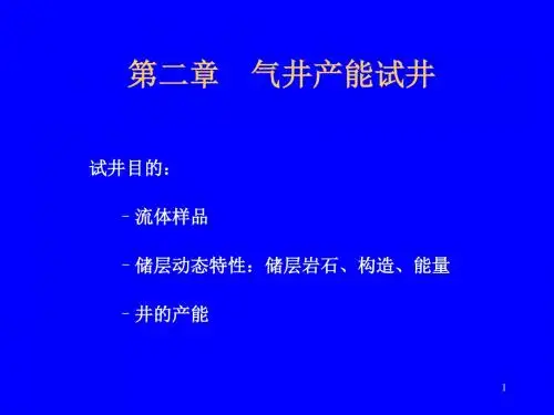气井产能试井ppt课件