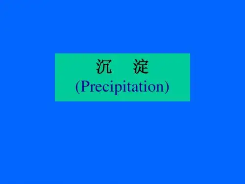 第二章-沉淀