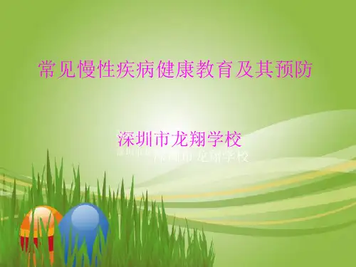 慢性病PPTppt课件