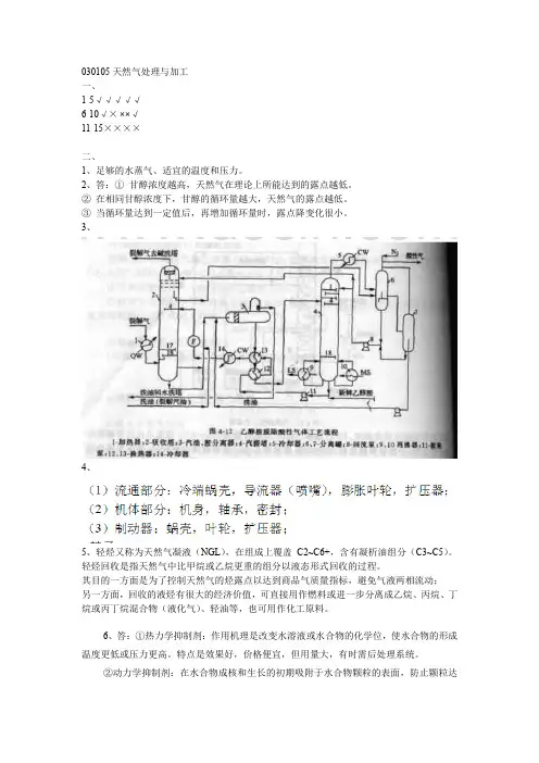 030105天然气处理与加工