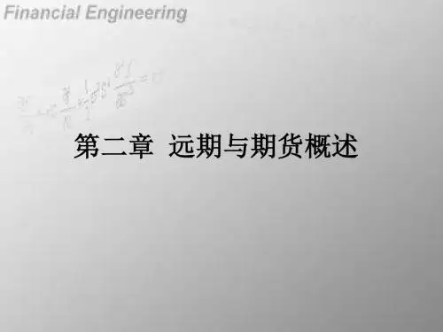 远期和期货概述-文档资料