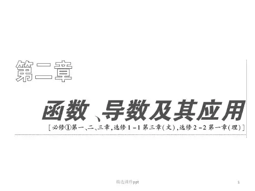 《函数导数及其应用》PPT课件