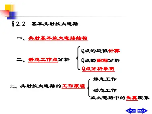 基本放大电路 电路知识讲解