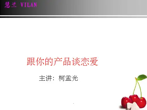 销售技巧—培训之跟你的产品谈恋爱