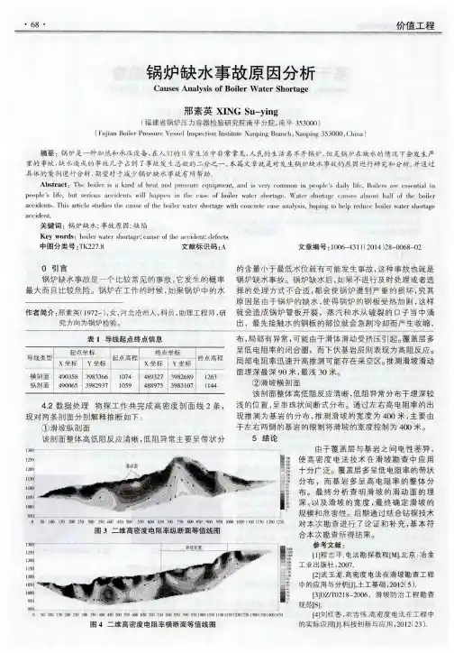 锅炉缺水事故原因分析