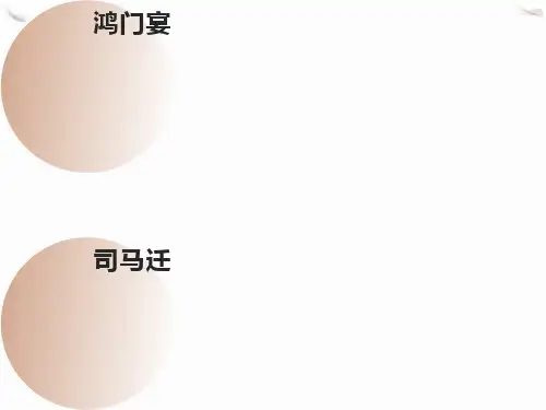 《鸿门宴》翻译PPT课件