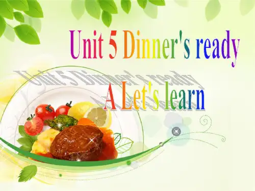 英语人教版四年级上册Unit 5 A Let's learn