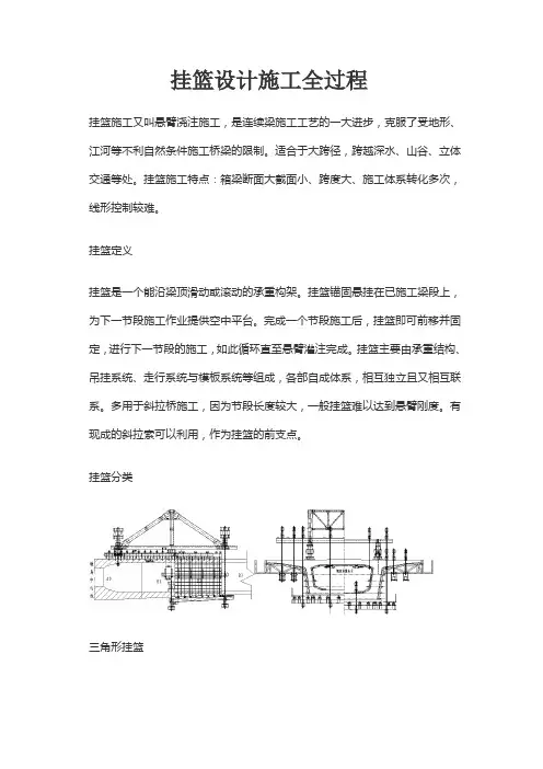 挂篮设计施工全过程