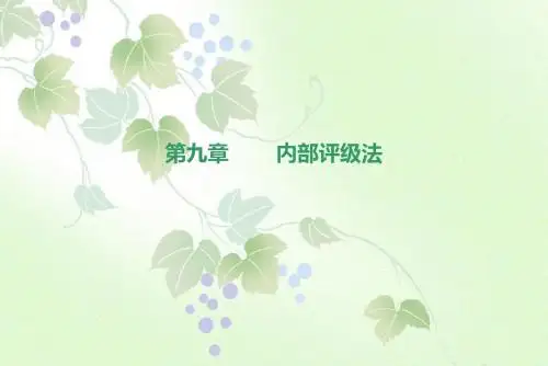 第九章 内部评级法.